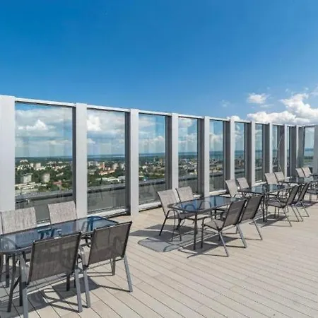 Hanza Tower Club Spa & Sauna & Jacuzzi & Pool Lägenhet Szczecin